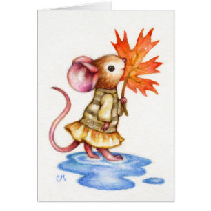 Sweet Autumn - Muis Art Card