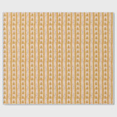 Sweet Autumn Pumpkin Pattern Wrapping Paper Roll Cadeaupapier (Vlak)