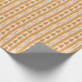 Sweet Autumn Pumpkin Pattern Wrapping Paper Roll Cadeaupapier (Hoek)
