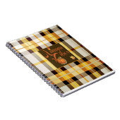 Sweet Autumn Vibes Trendy Thanksgiving Notitieboek (Rechterzijde)