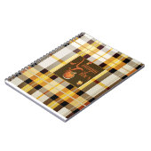 Sweet Autumn Vibes Trendy Thanksgiving Notitieboek (Linkerzijde)