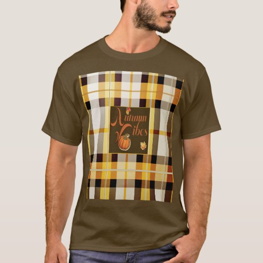Sweet Autumn Vibes Trendy Thanksgiving T-shirt (Voorkant)