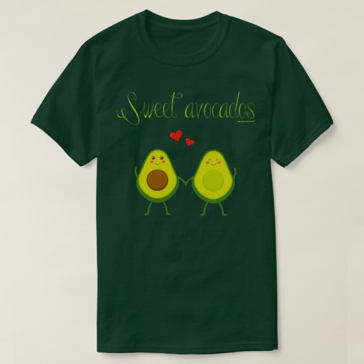 Sweet avocados t-shirt (Design voorkant)