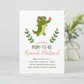 Sweet Baby Alligator Baby shower Kaart (Staand voorkant)