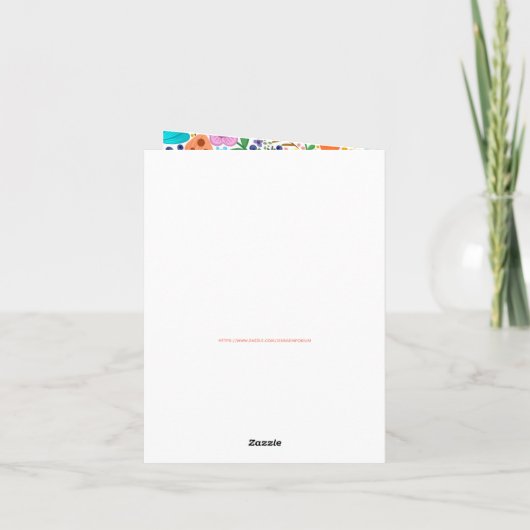 Sweet Baby Alligator Gift Note Bedankkaart (Achterkant)