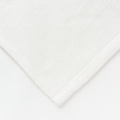 Sweet baby bear fast asleep on fluffy clouds fleece deken (Hoek)