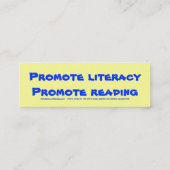 Sweet Baby Bedtime Story bladwijzer Mini Visitekaartje (Achterkant)