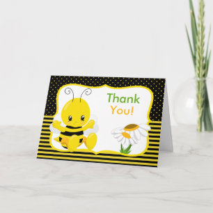 Sweet Baby Bee bedankje Bedankkaart