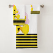 Sweet Baby Bee Girl Bad Handdoek (Insitu)