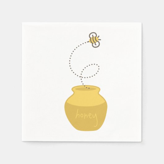 Sweet Baby Bee Honey Napkins Servet (Voorkant)