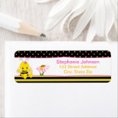 Sweet Baby Bee Meisje Retouradres Labels (Insitu)