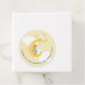 Sweet Baby Beer Moon Baby shower Dank je wel Bedankjes Labels (In situ)