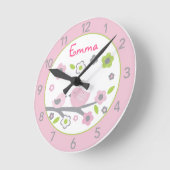 Sweet Baby Bird Specialized Nursery Wall Clock Ronde Klok (Hoek)