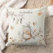 Sweet Baby Bird Waterverf Nursery Kussen (Deken)