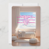 Sweet Baby Birthday Card – Instant Download Kaart (Achterkant)