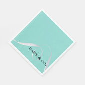 Sweet Baby Blauwgroen Blue Sprinkle Shower Party Servetten (Hoek)