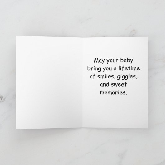 Sweet Baby Blessings Kaart - Gefeliciteerd (Binnen)