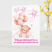 Sweet Baby Blessings Kaart - Gefeliciteerd (Gele Bloem)