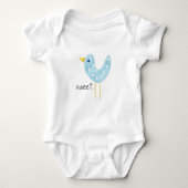 Sweet Baby Blue Bird Romper (Voorkant)