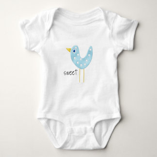 Sweet Baby Blue Bird Romper