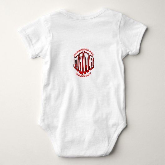 Sweet Baby Bodysuit voor Mama's Day (Achterkant)
