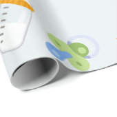 Sweet Baby Bottle Baby shower & Pasgeboren Gift Cadeaupapier (Rol Hoek)
