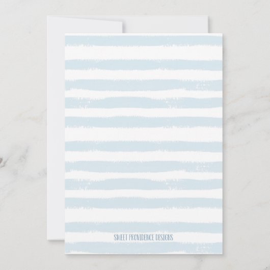 Sweet Baby Boy Baby shower Kaart (Achterkant)