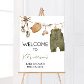 Sweet Baby Boy Boho Kleding Baby shower Welkom Poster