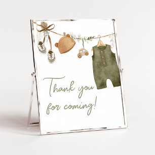 Sweet Baby Boy Boho Kleding Bedankt voor je komst Poster