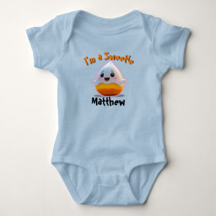 Sweet Baby Boy Candy Corn met de naam van het kind Romper