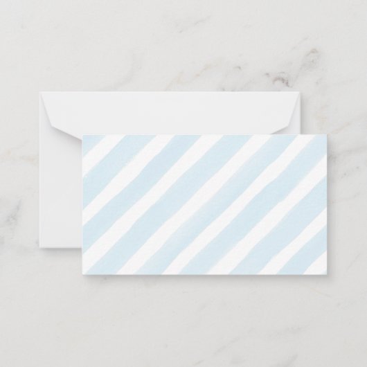 Sweet Baby Boy Clementine Boy Diaper Raffle Notitiekaartje (Achterkant)