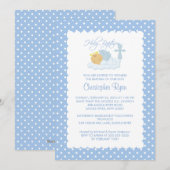 Sweet Baby Boy & Cross Heilige Baptisme Kaart (Voorkant / Achterkant)