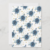 Sweet Baby Boy Elephant Baby shower Kaart (Achterkant)