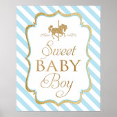 Sweet Baby Boy Nursery Poster (Voorkant)