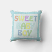Sweet Baby Boy Pillow Kussen (Achterkant)