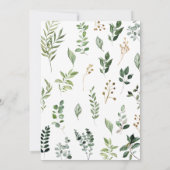 Sweet Baby Boy Safari Baby shower Kaart (Achterkant)