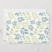 Sweet baby boy safari oerwoud dieren baby shower kaart (Achterkant)