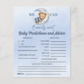 Sweet Baby Boy Teddy Bear Baby shower boy (Voorkant)