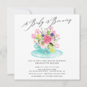 Sweet Baby Brewing Floral Baby Tea Kaart (Voorkant)