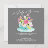 Sweet Baby Brewing Floral Baby Tea Kaart (Voorkant)