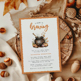 Sweet Baby brouwt Halloween Baby Shower Kaart