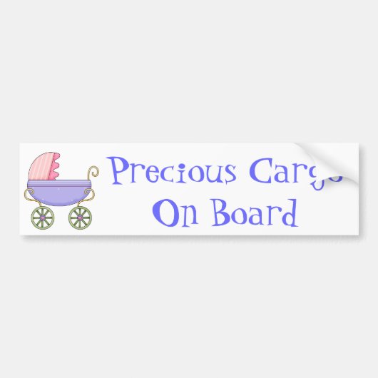 Sweet Baby Buggy Baby Bumpersticker (Voorkant)
