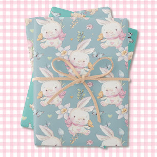 Sweet Baby Bunny 3 Giftwrap Geslacht Neutraal Inpakpapier Vel