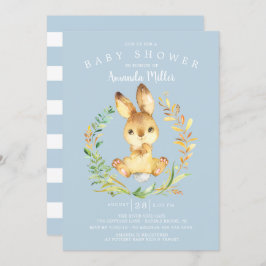 Sweet Baby Bunny Baby shower Kaart
