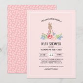 Sweet Baby Bunny baby shower | Konijnenvlees Kaart (Voorkant / Achterkant)