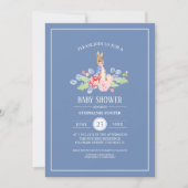 Sweet Baby Bunny baby shower | Konijnenvlees Kaart (Voorkant)