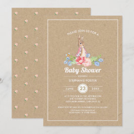 Sweet Baby Bunny baby shower | Konijnenvlees Kaart
