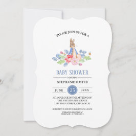 Sweet Baby Bunny | Rabbit Baby Shower-uitnodiginge Kaart