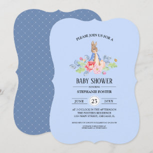 Sweet Baby Bunny   Rabbit Baby Shower-uitnodiginge Kaart