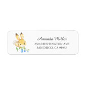 Sweet Baby Bunny Return Address Label (Voorkant)